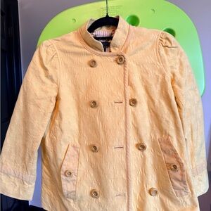 Marc by Marc Jacobs Pale Yellow Textured Blazer